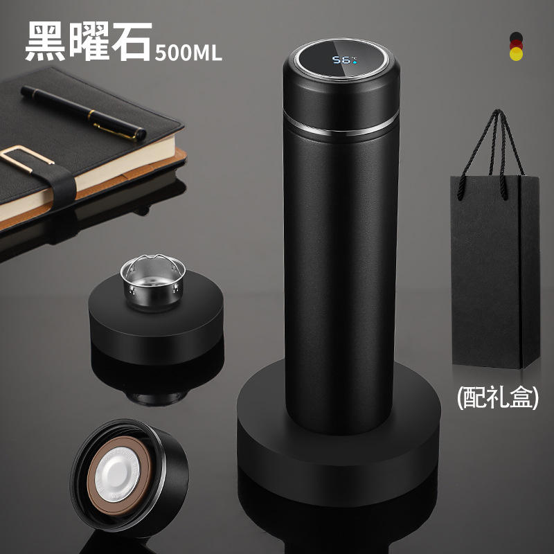 กล่องของขวัญฝาครอบจอแสดงอุณหภูมิสีดำ316