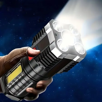 Lampe Torche Tactique Haute Puissance 1000 Lumens Étanche XHP90 Rechargeable à LED