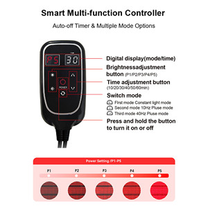 HUIKANG selimut terapi lampu merah LED 2240-660Nm/850nm untuk pereda nyeri & sirkulasi darah - Product Image 5