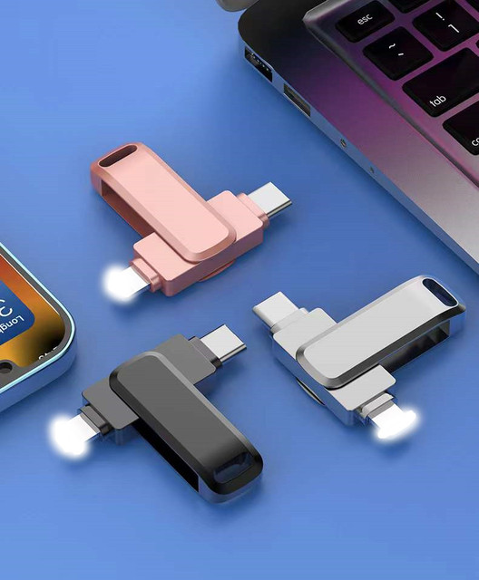 Usb3.0 2tb Usb Flash Drive for iphone Lightning,1tb Usb 3.0 Flash Drive for iphone Lightning,usb-c and lightning Phone Drive 1tb