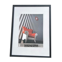 Cadre photo en MDF noir, blanc, or, argent, A0A1A2A3A4, 30x40, 40x50, 50x50, 50x70 cm, cadre en bois, grand cadre pour affiche, vente en gros