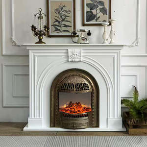 Nouvelle Conception Luxe Personnalisé Moderne Cheminée Intérieure Villa Bois Naturel Classique <span class=keywords><strong>pour</strong></span> la Décoration Intérieure et l'Aménagement Extérieur Blanc - Product Image 5