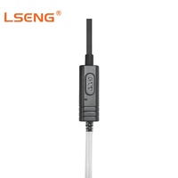 Écouteur acoustique LSENG Inline PTT avec tube acoustique, casque talkie-walkie, charge Type-C ENC pour Motorola XIR