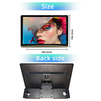 Moniteur d'appuie-tête de voiture 12,4 pouces, écran tactile IPS à angle de vision complet, système de divertissement pour sièges arrière Android, BT WiFi USB SD TF