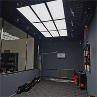 Lumière de travail LED COB à panneau carré très vendue, bande lumineuse LED pour plafond et panneau avec cadre en aluminium pour atelier et magasin automobile