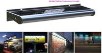 Panneau d'affichage à énergie solaire Panneau d'affichage sans fil Panneau publicitaire Lumière de sécurité pour patio Porte arrière Bâtiment Arrêt de bus
