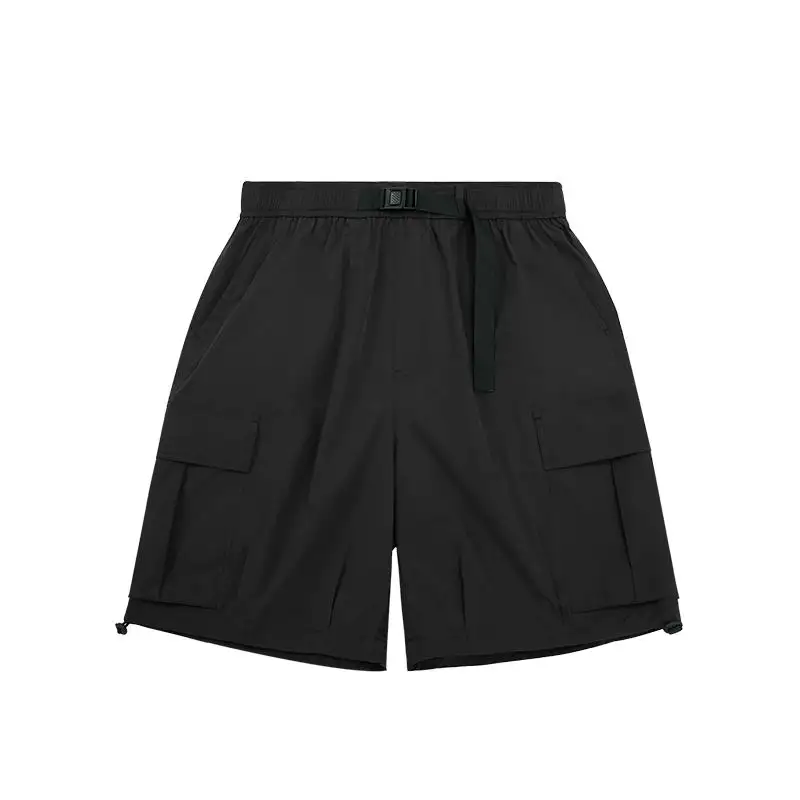 Pantaloncini Cargo con tasca grande da modellare tuta da pantalone cintura in vita pantaloncini estivi da esterno da uomo