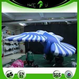 Pigeon gonflable personnalisé, ballon d'<span class=keywords><strong>oiseau</strong></span> bleu et blanc gonflable pour défilé, publicité gonflable, modèle d'<span class=keywords><strong>oiseau</strong></span> animal - Product Image 5