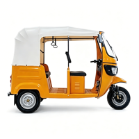 Tuk-tuk électrique, auto-rickshaw, véhicule électrique à 3 roues, Ke Ke électrique, tricycle électrique, E-rickshaw, Bajaj TVS, 2 rangées de sièges