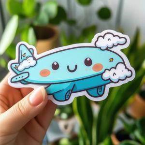 Pegatinas de Animales de Dibujos Animados en 3D Personalizadas para Niños, Lindas Pegatinas Autoadhesivas de Vinilo Resistentes al Agua - Product Image 4