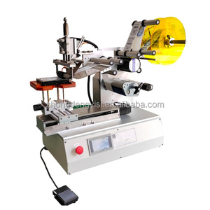 Etiquetadora Semiautomática de Sobremesa para Botellas Redondas, Planas y Cuadradas de Vidrio, para Perfumes, Cosméticos, Cajas, Vino y Bebidas - Product Image 4