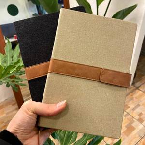 Couverture en cuir PU, journal A5 imprimé, logo personnalisé, couverture rigide de haute qualité avec texte et pages personnalisés - Product Image 2
