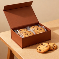 Boîte en papier personnalisée élégante rectangulaire écologique pour bonbons, biscuits, noix, chocolat, macarons, gâteaux, en-cas, cadeaux