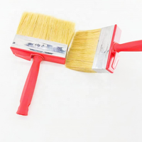 Pinceaux à peinture professionnels de haute qualité avec manche en plastique, pour murs et plafonds, personnalisables, directement de l'usine