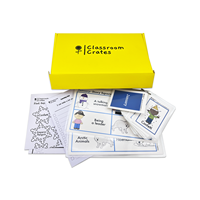 Ensemble de cartes d'alphabet pour l'éducation précoce des enfants, logo personnalisé, haute qualité, prix abordable, avec boîte de rangement haut de gamme (couvercle et base)