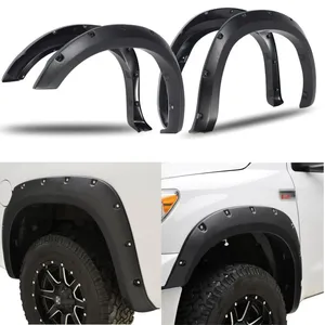 Garde-boue et extensions d'ailes pour Toyota Tundra 2007-2013, protection anti-éclaboussures noire - Product Image 1