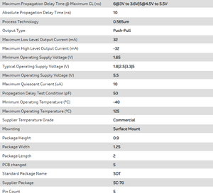 Circuit intégré SN74LVC1G08DCKR - Product Image 5