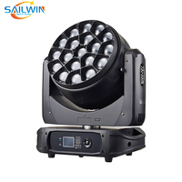 Sailwin 19X40W 4EN1 RBGW CLAY PARK LED Cabeza Móvil Bee Eye Light K20 Iluminación de Escenario para DJ con Control de Píxeles Circulares y Estuche de Transporte