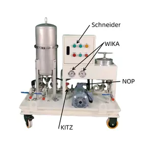 Turbina olio riciclo decolorazione olio idraulico Anti-esplosione macchina filtrazione olio