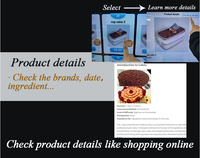 Distributeurs Automatiques Réfrigérés OEM/ODM pour Gâteaux, Boissons et Aliments, Idéaux pour la Vente au Détail de Muffins et Biscuits, avec Élévateur
