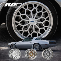 Jantes Roc Custom 18 pouces en forme de flocon de neige, jantes forgées à profil profond 5x4.75 pour Pontiac Firebird Trans Am