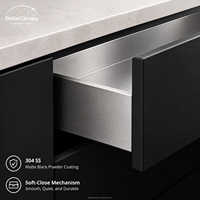 Cuisine extérieure de luxe moderne pour appartement, armoire Teppanyaki, ensemble de cuisine modulaire en acier inoxydable de haute qualité, design personnalisé, grill