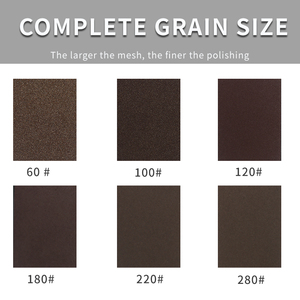 Éponge pour bloc de <span class=keywords><strong>sable</strong></span>, <span class=keywords><strong>grain</strong></span> 36 # — 220 #, pour polir le bois, 10 pièces - Product Image 5