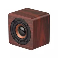 Barre de son portable TL Mini Rétro en bois avec subwoofer sans fil, basses renforcées, Bluetooth 5.0, son puissant pour smartphone et ordinateur portable, couleur personnalisable