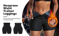 Pantalon de Sudation Sauna Minceur Gainant Amincissant Effet Ventre Plat Legging Thermo Musculation Fitness Entraînement