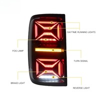 Luces Traseras HETOP para Amarok 2008-2020, Luces Traseras LED para Automóvil, Diseño Trasero Mejorado, Luces Traseras LED Plug and Play para Volkswagen