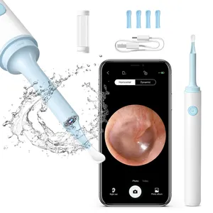 Find B-GP Ear Wax Removal Tool Cleaner With 1080P Camera Cleaning Kit 4 Pcs Ear Tips With Light Smart Visual Ear Cleaner