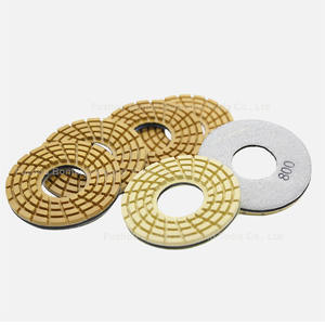 Tampons de polissage de sol en résine haute brillance Klindex 140mm personnalisables pour <span class=keywords><strong>pierre</strong></span> de granit et de marbre de quartz - Product Image 5