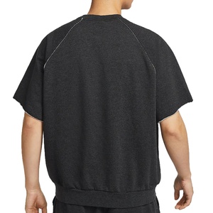 Wholesale Printed Woven 100% Cotton Men's Casual Sports Breathable Anti-Wrinkle Quick Dry <b>Short</b> <b>Sleeve</b> Comfortable Loose Blank - Product Image 2