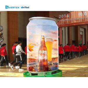 Pantalla LED Pop personalizable de alta definición a prueba de agua La fábrica proporciona directamente el servicio OEM para publicidad de bebidas frías en bares - Product Image 1