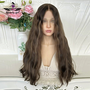 Ingrosso capelli umani crudi vergini liberi parte piena di capelli capelli castani evidenziano la pelle come vere parrucche anteriori in pizzo Kosher Hd - Product Image 1