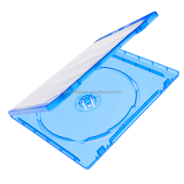 Plastic Single Sides Blu-Ray Game Disc Case for PS4 PS5 Game CD Case for PS5 DVD Shell Transparent Disc Box