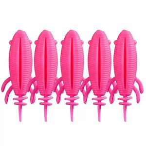 <strong>Twin</strong> Tail Silicone Soft Swim Bait Topwater Lure for Marlin <strong>Pike</strong> &amp; Cod-Ice Fishing Use 8cm with Hooks - Product Image 5