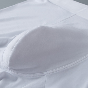 Modal Spandex Banana White Men's Underwear <strong>Boxer</strong> Shorts Antibacterial Mid-Rise Knit Waist Breathable Plain Solid Handwash - Product Image 3