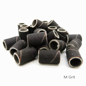 แถบขัดสีดำสำหรับหัวเจียรเล็บ ขนาด C M F สำหรับขัดเจล ทำเล็บมือ เล็บเท้า อุปกรณ์เสริมสำหรับเครื่องเจียรเล็บ - Product Image 2