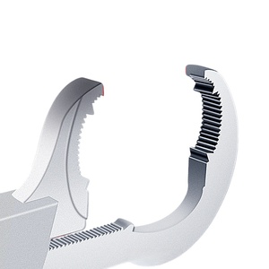 Multifunctional Aluminum Adjustable <b>Wrench</b> Extra Wide Jaw With Serratiion Plumbing&Bathroom Spanner <b>Basin</b> <b>Wrench</b> - Product Image 2