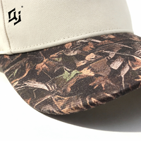 Cappellino da Baseball Regolabile QJ OEM con Logo Personalizzato, Ricamo a Mano, Visiera Curva in Popeline, Stile Sportivo in Oxford Dobby Bicolore con Motivi Leopardati e Frutta