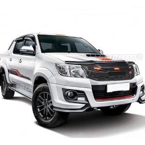 Kit de Carrocería para Toyota Hilux Vigo 2012-2014, Parrilla Delantera LED, Rejillas Decorativas, Tiras Decorativas, Parrilla Delantera Exterior - Product Image 3