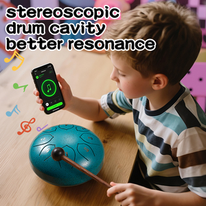 Đàn Handpan Tùy Chỉnh 6 Inch 8 Nốt Một Lớp, Sản Xuất Trực Tiếp Từ Nhà Máy Quảng Đông, Đồ Chơi Nhạc Cụ Trị Liệu, Nhạc Cụ Gõ - Product Image 3