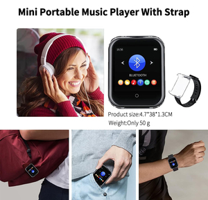 <span class=keywords><strong>Reproductor</strong></span> MP3 Ruizu M8, Reloj <span class=keywords><strong>Reproductor</strong></span> Portátil Deportivo con Alta Calidad de Sonido, Descarga de Música, Seguimiento de Salud, <span class=keywords><strong>Walkman</strong></span> de Audio - Product Image 6