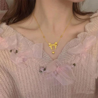 Collares con colgante de cristal de baja cantidad mínima de pedido, cadenas con dijes, colares con colgante de moda personalizados y populares.