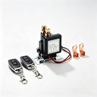 Relais à semi-conducteurs 12V 200A, interrupteur de déconnexion de batterie de voiture antivol automatique, conception miniature scellée, deux télécommandes sans fil