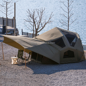 Pour l'hiver Air gonflable voyage tentes Camping en plein air poêle Jack noir Air auvent <span class=keywords><strong>tente</strong></span> - Product Image 3