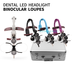 Loupes binoculaires dentaires à LED 2,5X 3,5X 5W, loupe grossissante, projecteur, lampe frontale, équipement optique médical pour dentistes - Product Image 2