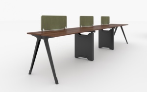 Suministro directo de fábrica de <span class=keywords><strong>Guangzhou</strong></span>, escritorio necesario para grandes empresas, cara a cara, 6 asientos, escritorio de estación de trabajo, muebles de oficina - Product Image 4