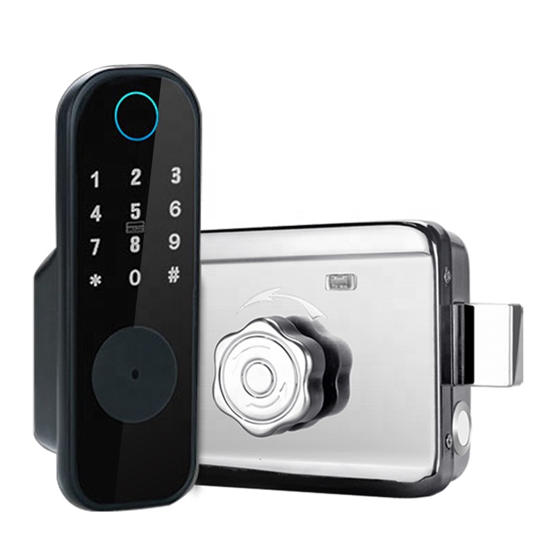 Электронный БЕСКЛЮЧЕВОЙ цифровой дверной замок deadbolt приложение Умный домашний дверной замок WiFi
